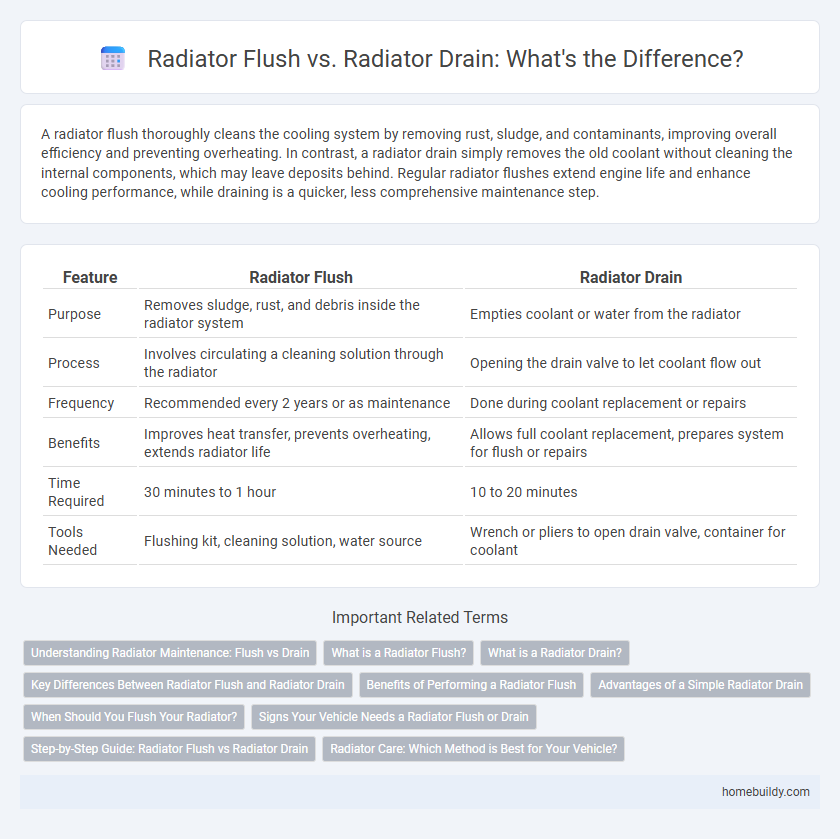 Radiator Flush vs. Radiator Drain: What's the Difference?