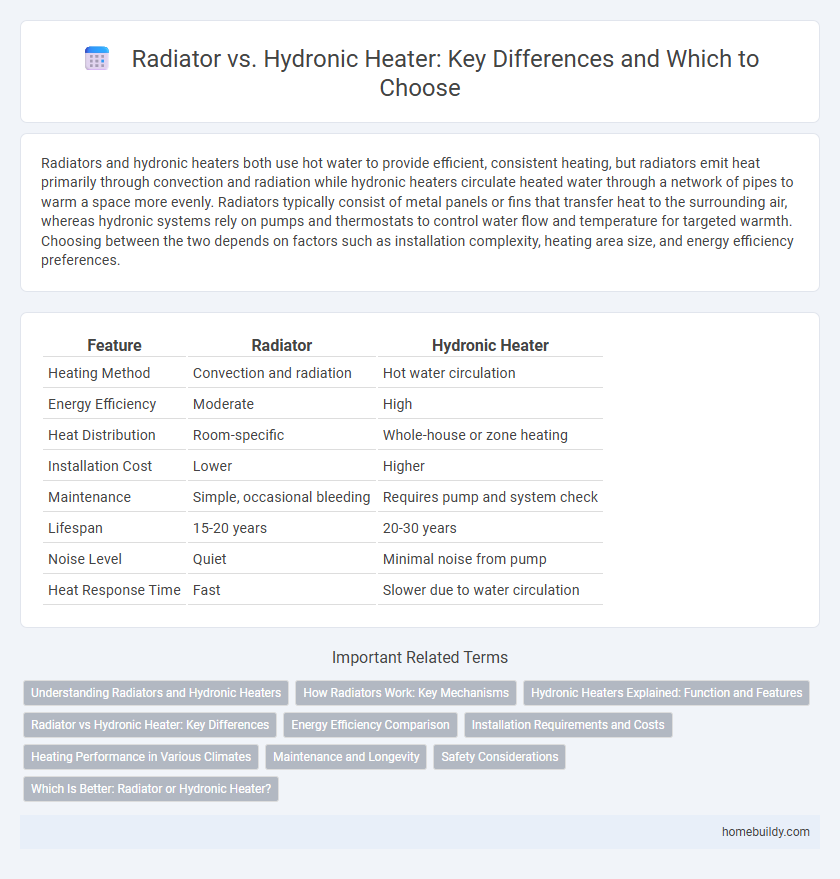 Radiator vs. Hydronic Heater: Key Differences and Which to Choose