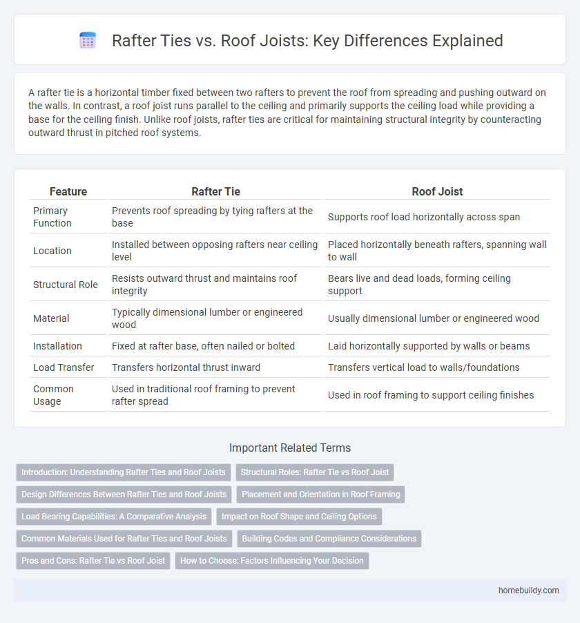 Rafter Ties vs. Roof Joists: Key Differences Explained