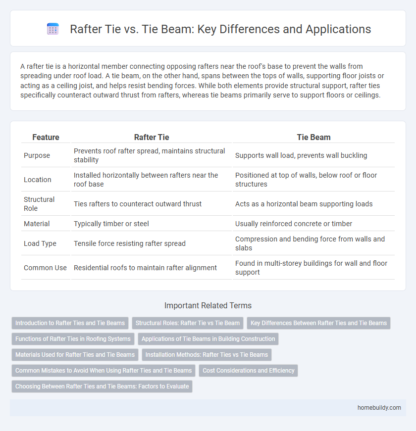 Rafter Tie vs. Tie Beam: Key Differences and Applications