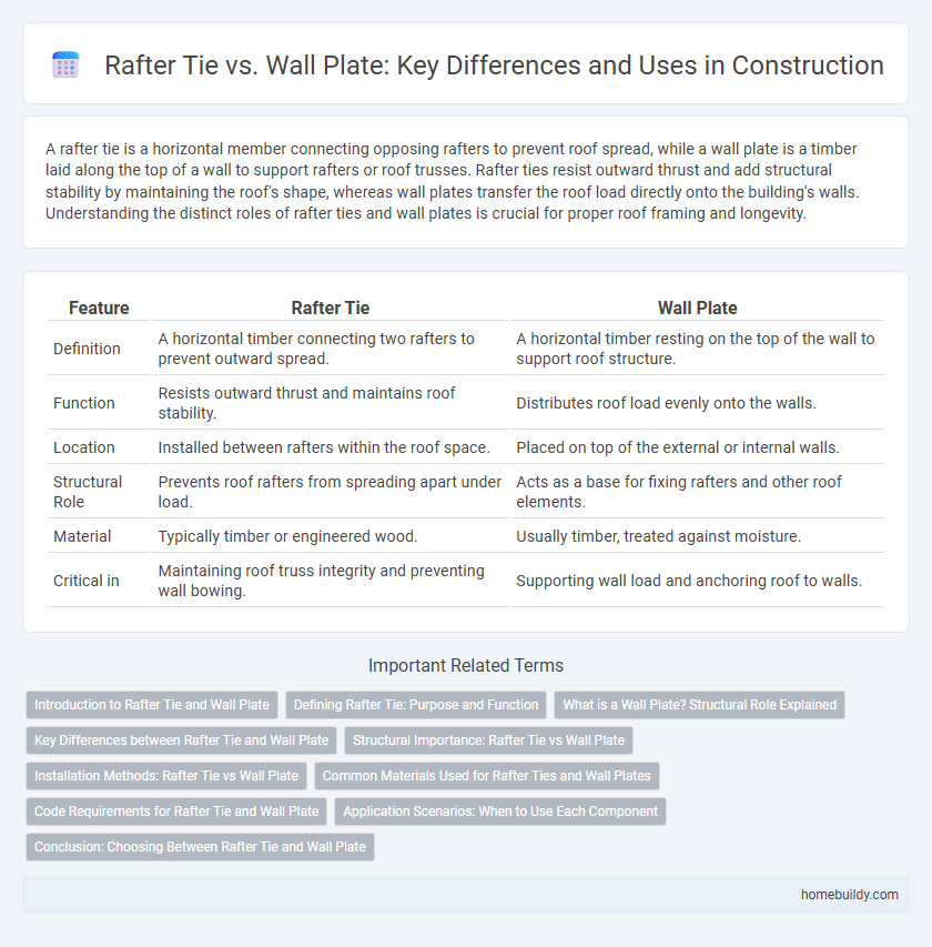 Rafter Tie vs. Wall Plate: Key Differences and Uses in Construction