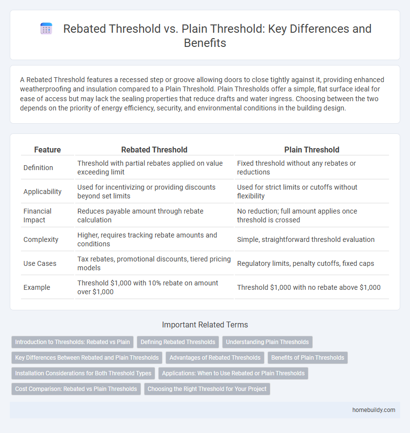 Rebated Threshold vs. Plain Threshold: Key Differences and Benefits