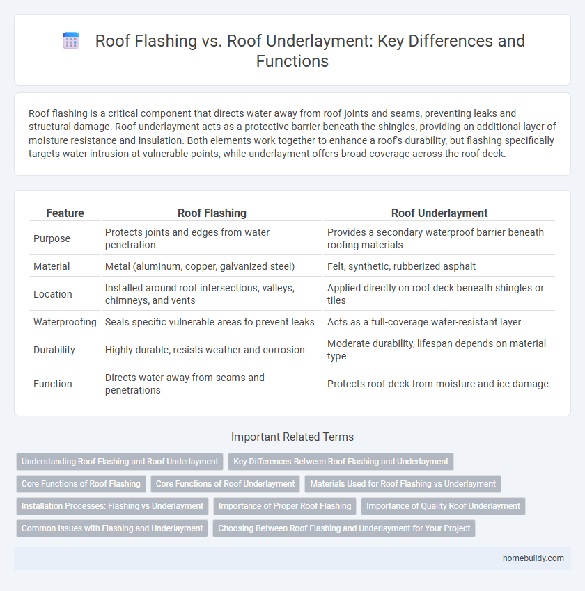 Roof Flashing vs. Roof Underlayment: Key Differences and Functions
