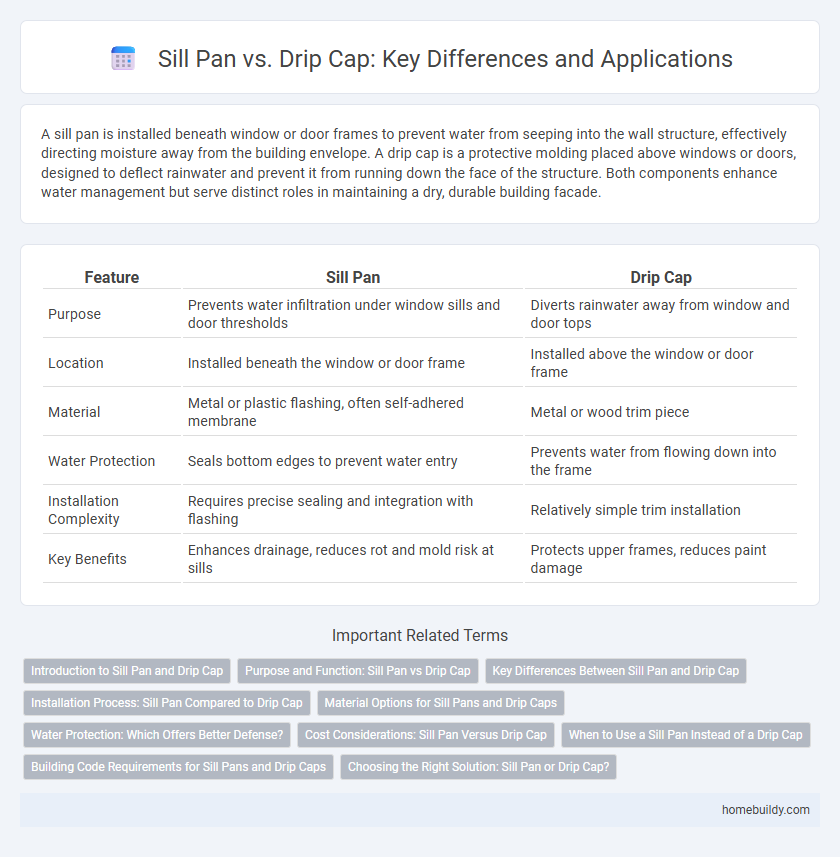 Sill Pan vs. Drip Cap: Key Differences and Applications