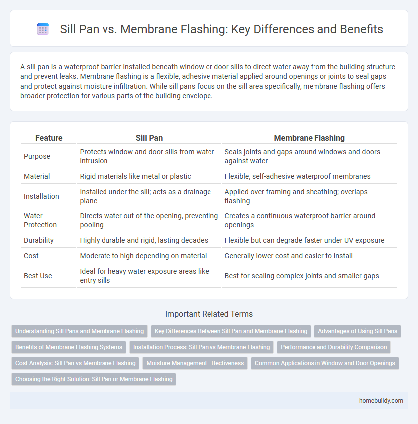 Sill Pan vs. Membrane Flashing: Key Differences and Benefits