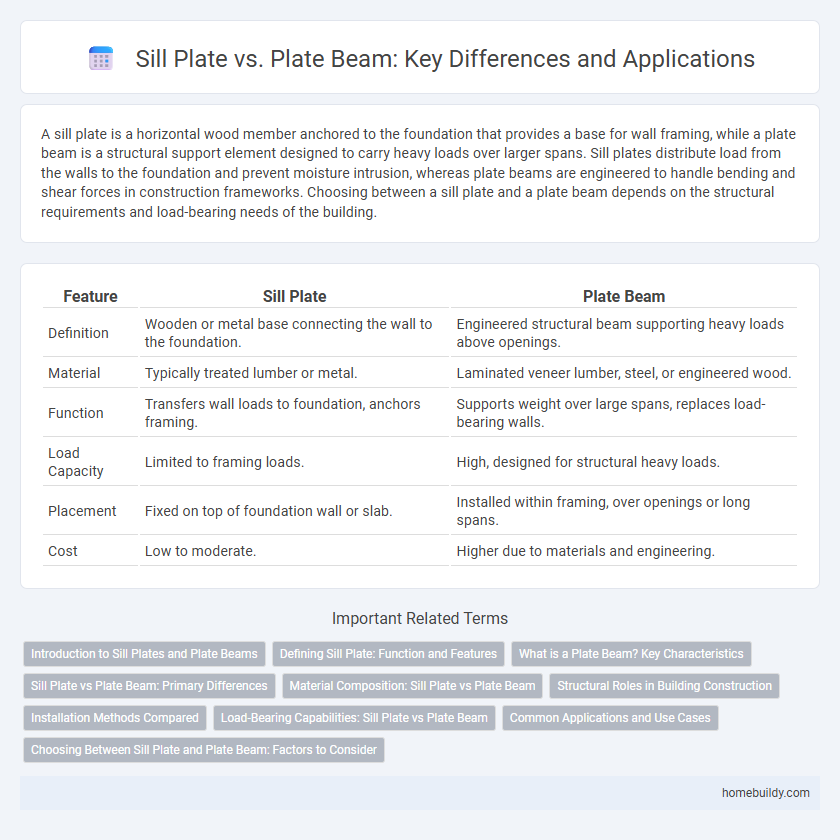 Sill Plate vs. Plate Beam: Key Differences and Applications