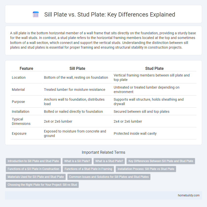 Sill Plate vs. Stud Plate: Key Differences Explained