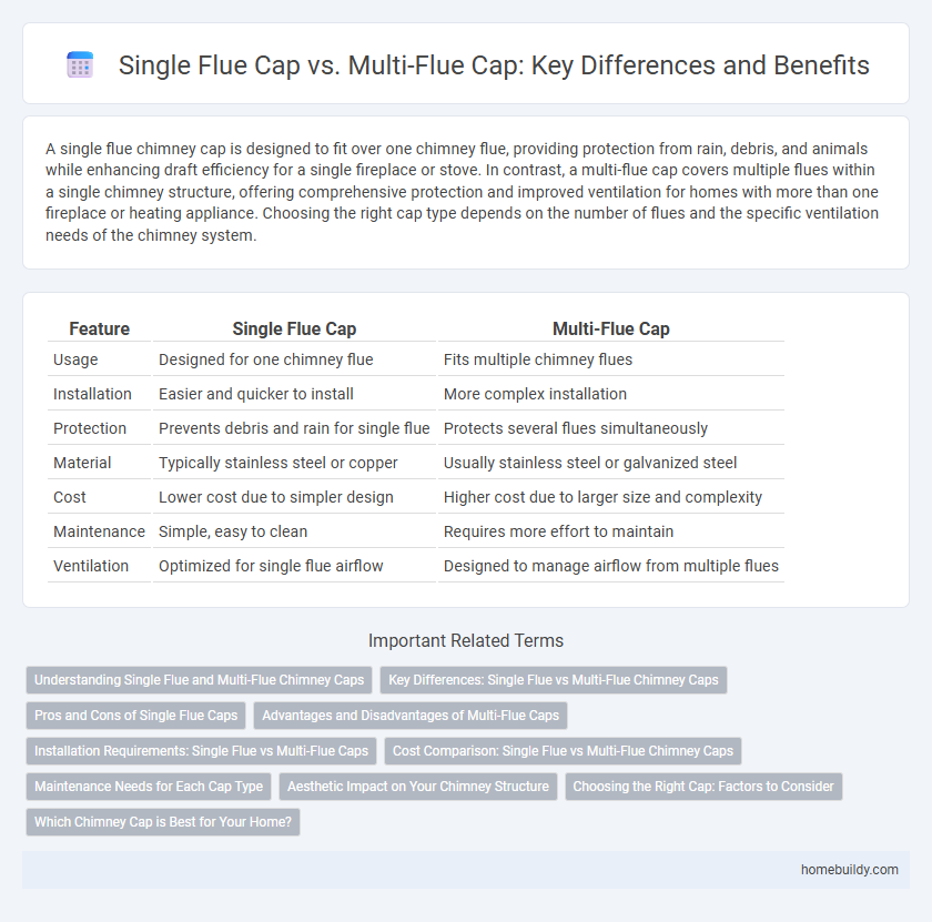 Single Flue Cap vs. Multi-Flue Cap: Key Differences and Benefits