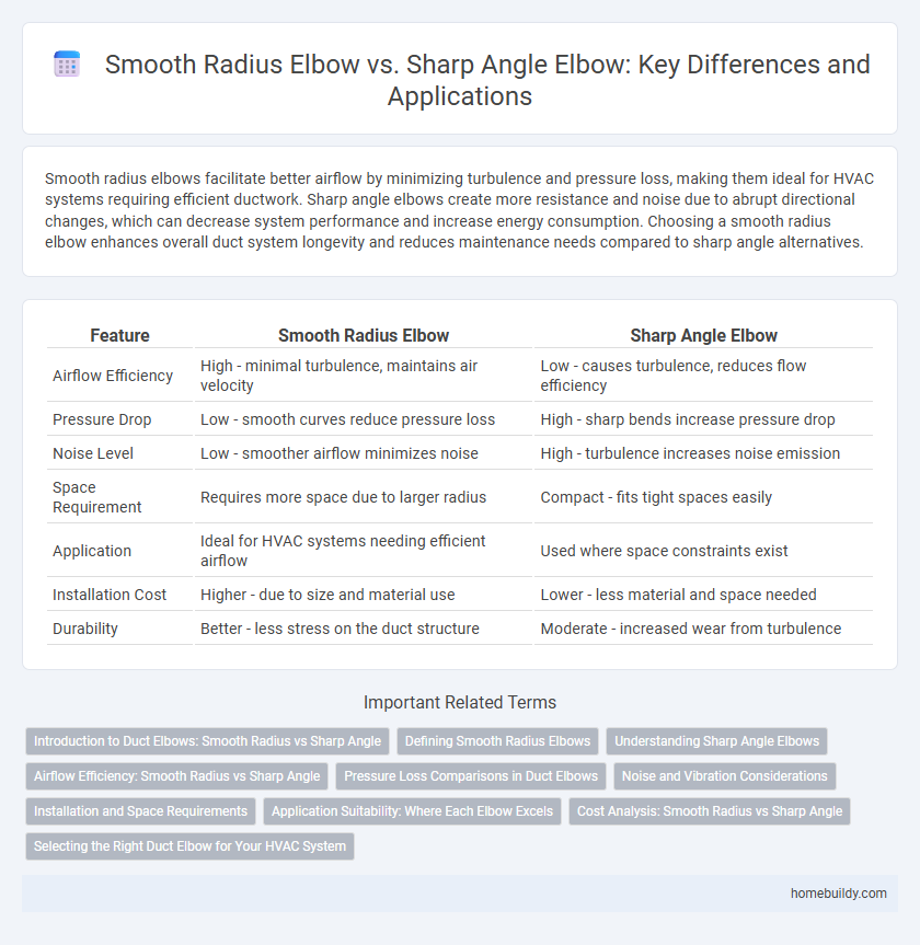 Smooth Radius Elbow vs. Sharp Angle Elbow: Key Differences and Applications