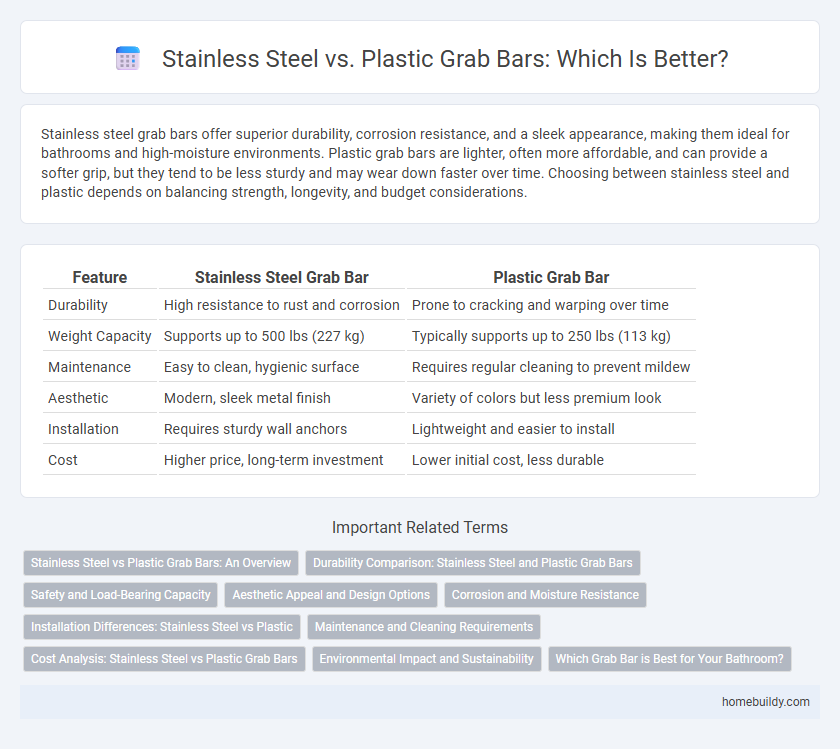 Stainless Steel vs. Plastic Grab Bars: Which Is Better?