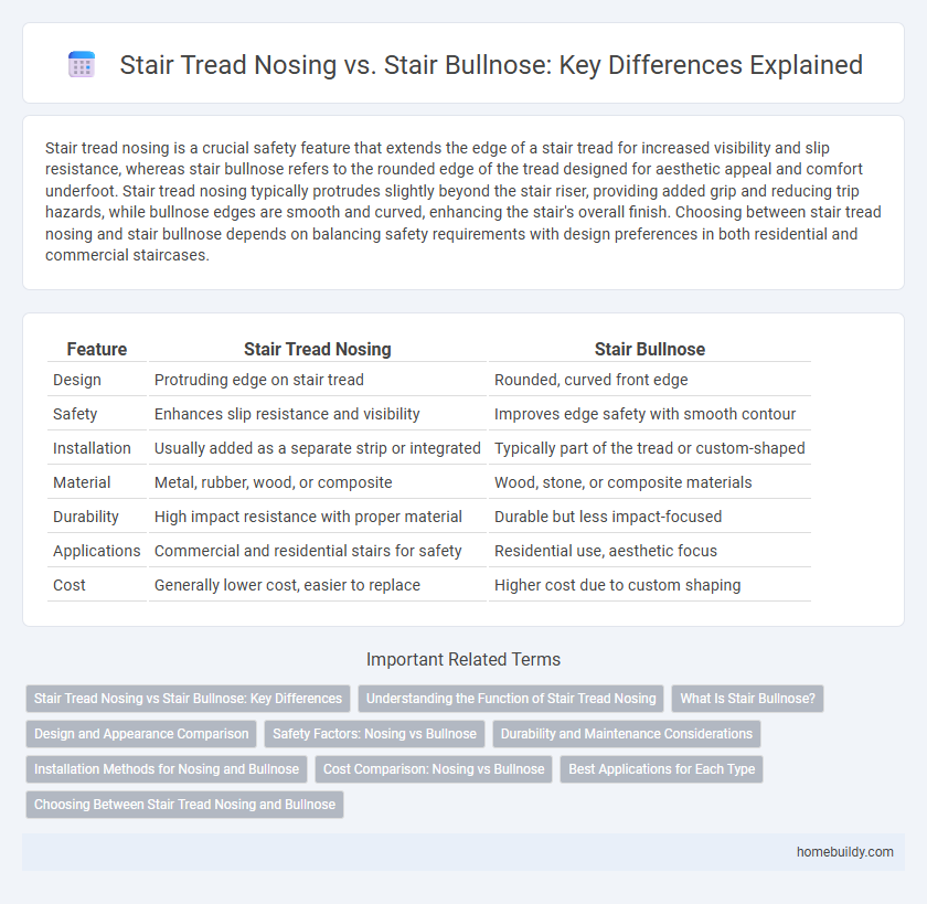 Stair Tread Nosing vs. Stair Bullnose: Key Differences Explained