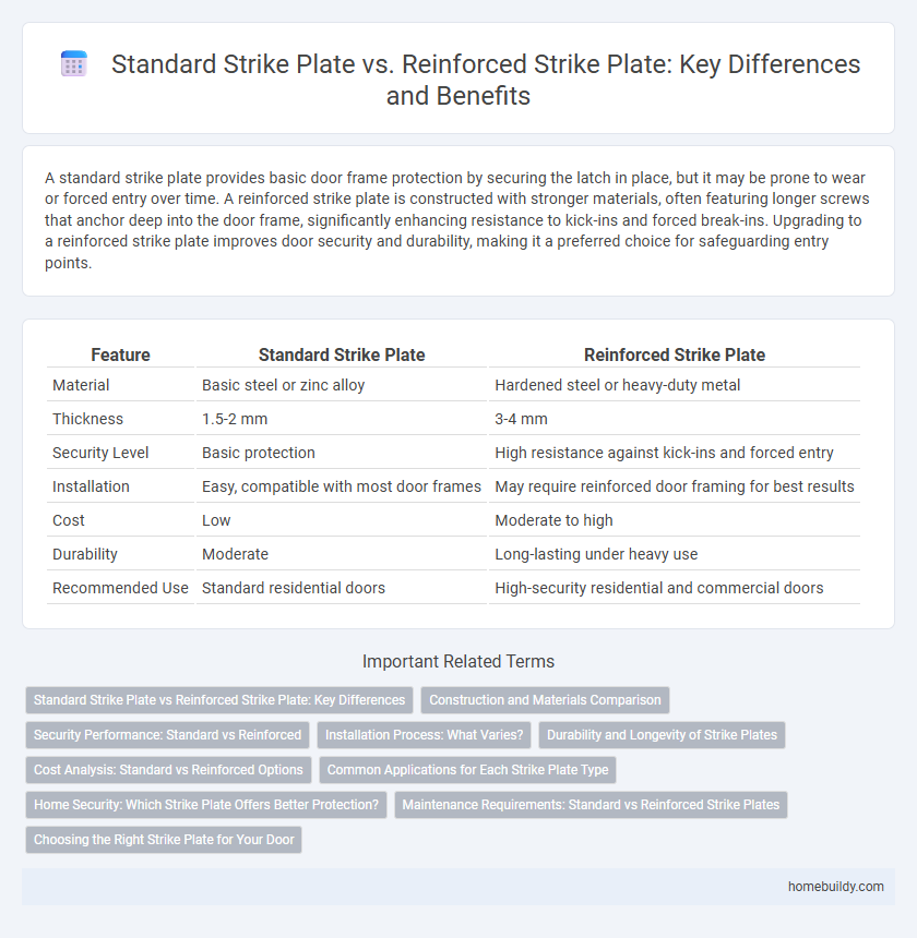 Standard Strike Plate vs. Reinforced Strike Plate: Key Differences and Benefits