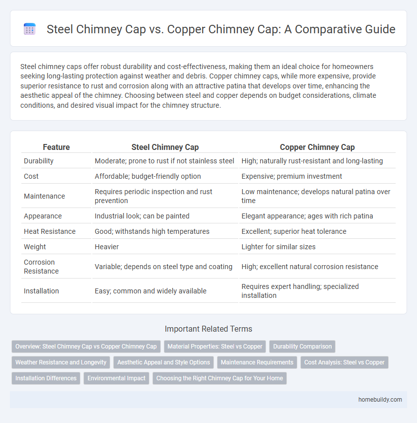 Steel Chimney Cap vs. Copper Chimney Cap: A Comparative Guide