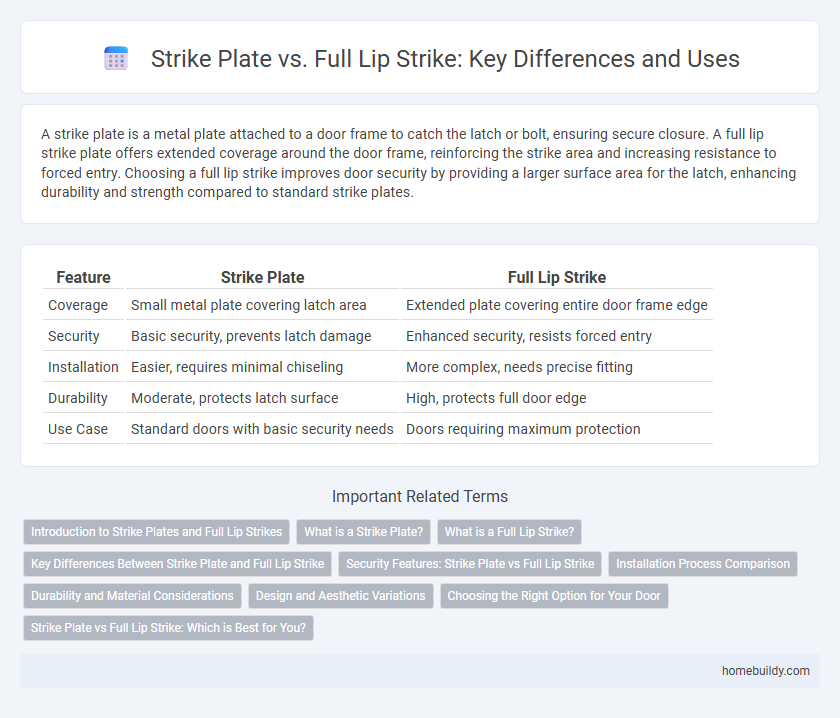 Strike Plate vs. Full Lip Strike: Key Differences and Uses