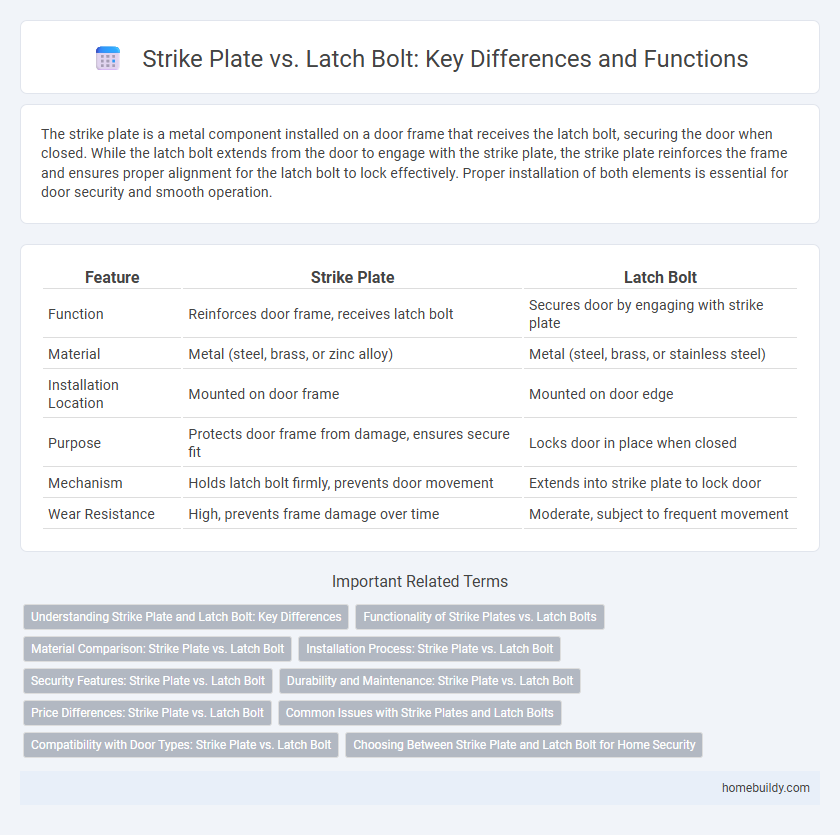 Strike Plate vs. Latch Bolt: Key Differences and Functions