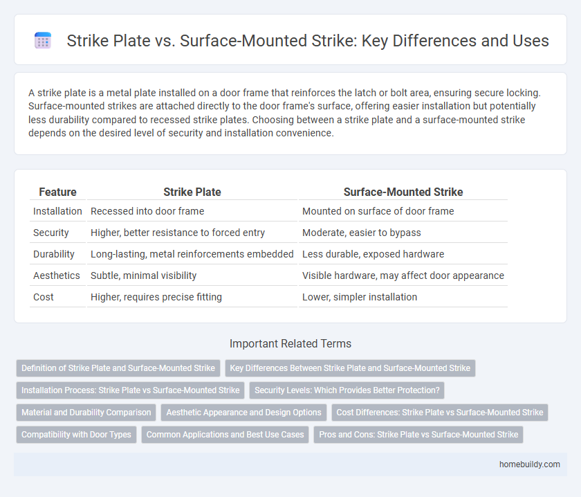 Strike Plate vs. Surface-Mounted Strike: Key Differences and Uses