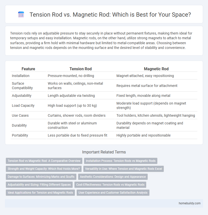 Tension Rod vs. Magnetic Rod: Which is Best for Your Space?