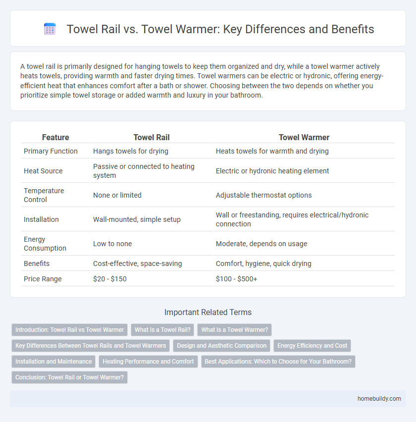 Towel Rail vs. Towel Warmer: Key Differences and Benefits
