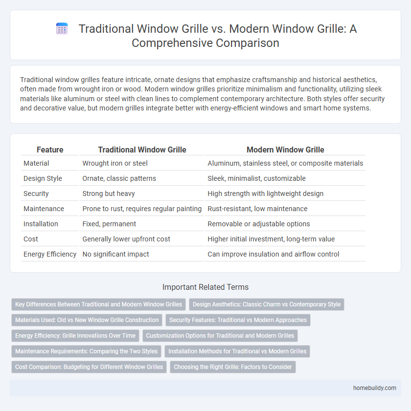 Traditional Window Grille vs. Modern Window Grille: A Comprehensive Comparison