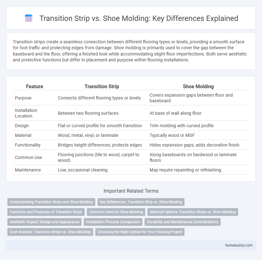 Transition Strip vs. Shoe Molding: Key Differences Explained