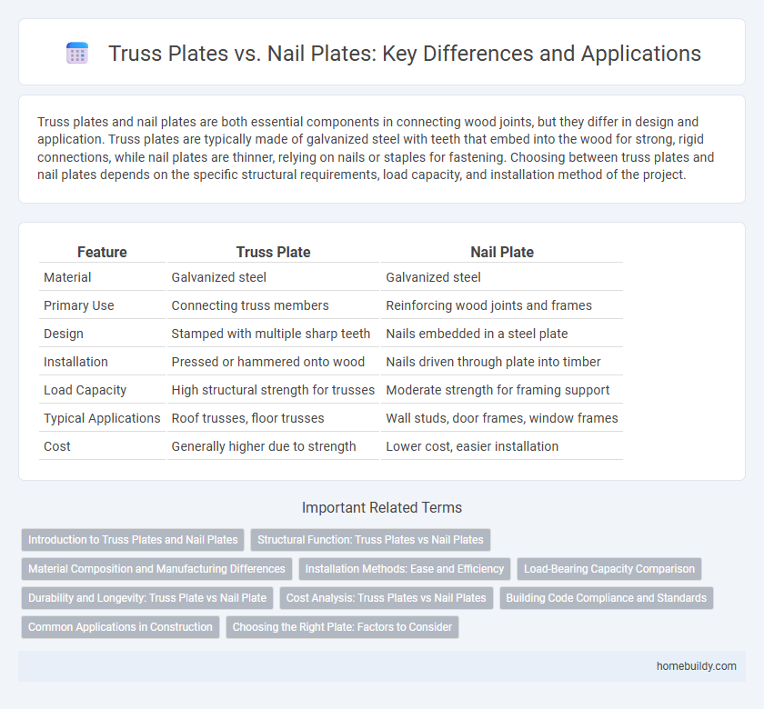 Truss Plates vs. Nail Plates: Key Differences and Applications