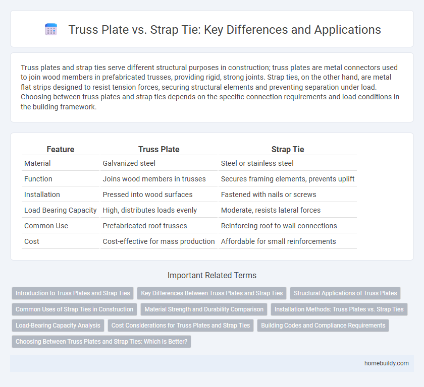 Truss Plate vs. Strap Tie: Key Differences and Applications