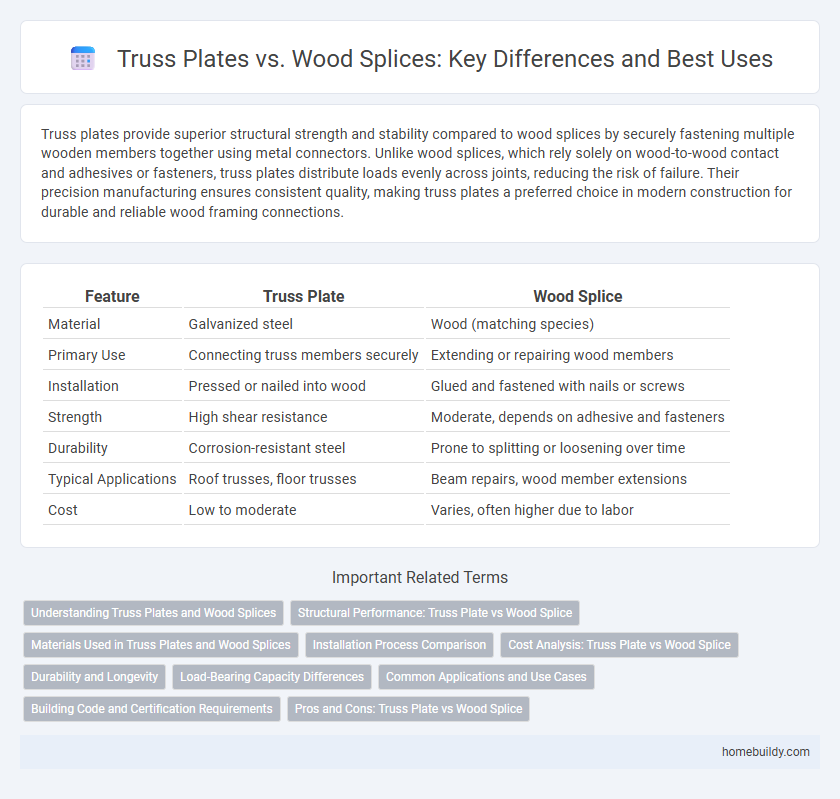 Truss Plates vs. Wood Splices: Key Differences and Best Uses