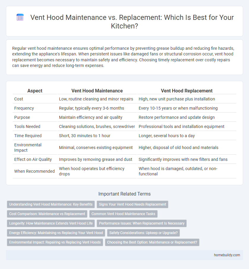 Vent Hood Maintenance vs. Replacement: Which Is Best for Your Kitchen?
