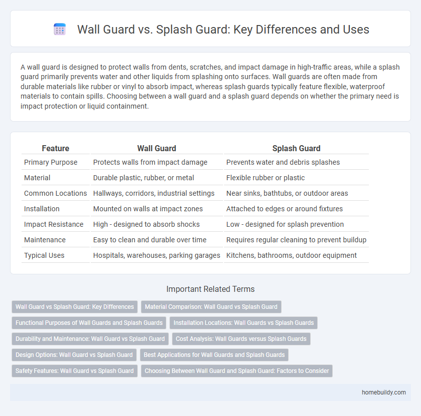 Wall Guard vs. Splash Guard: Key Differences and Uses