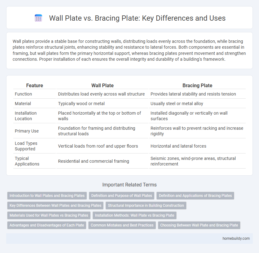 Wall Plate vs. Bracing Plate: Key Differences and Uses