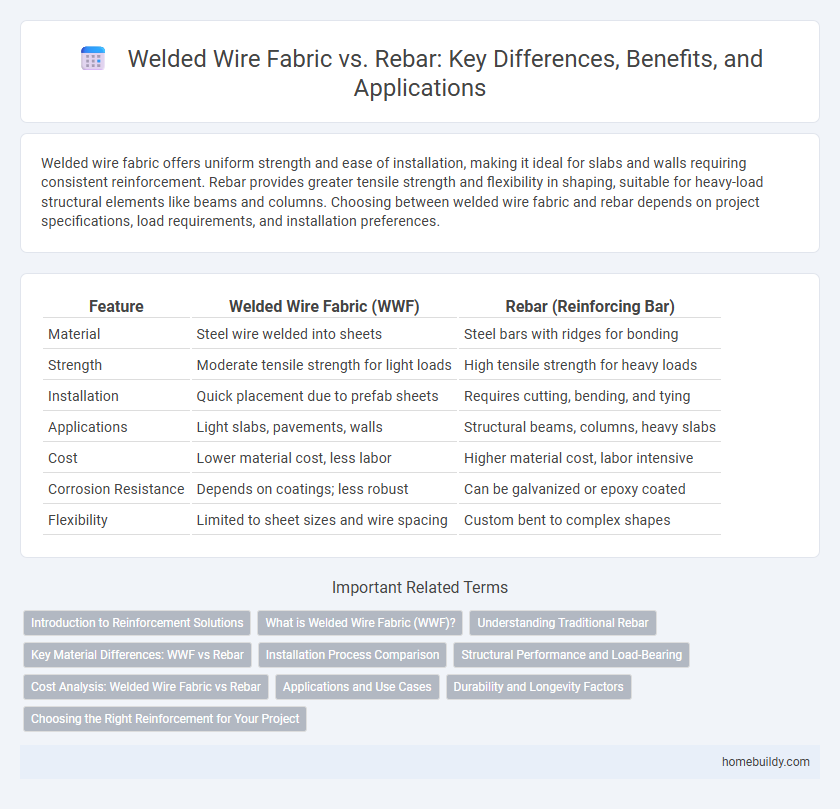 Welded Wire Fabric vs. Rebar: Key Differences, Benefits, and Applications